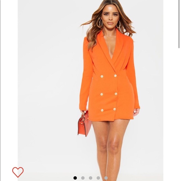 PrettyLittleThing Dresses & Skirts - Orange blazer dress